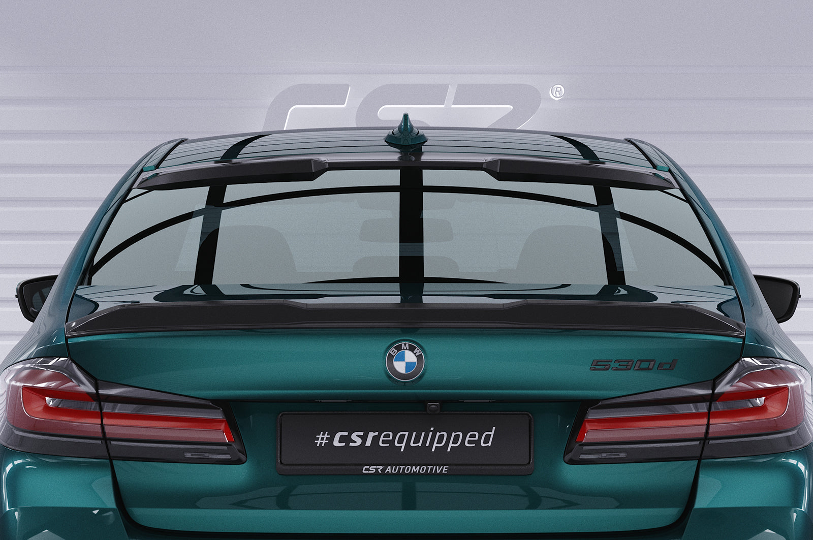 CSR Heckspoiler | Heckflügel mit ABE für BMW 5er G30 Limousine HF992-G Glossy schwarz Hochglanz (keine Lackierung erforderlich)