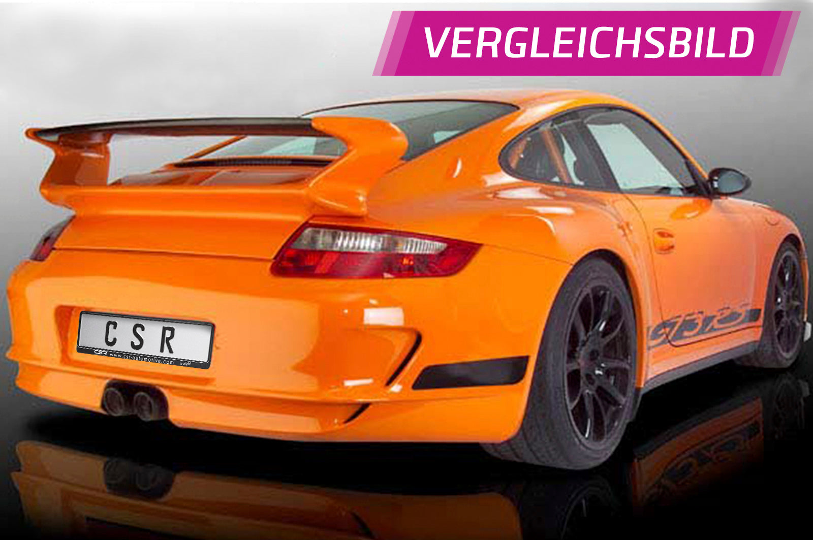CSR Heckspoiler | Heckflügel für Porsche 911 / 997 GT/3  HF997B
