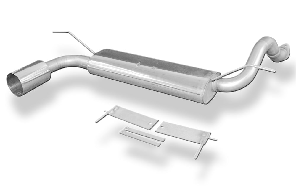Fox passend fürHonda Civic 5 Endschalldämpfer quer  - 1x114 Typ 10