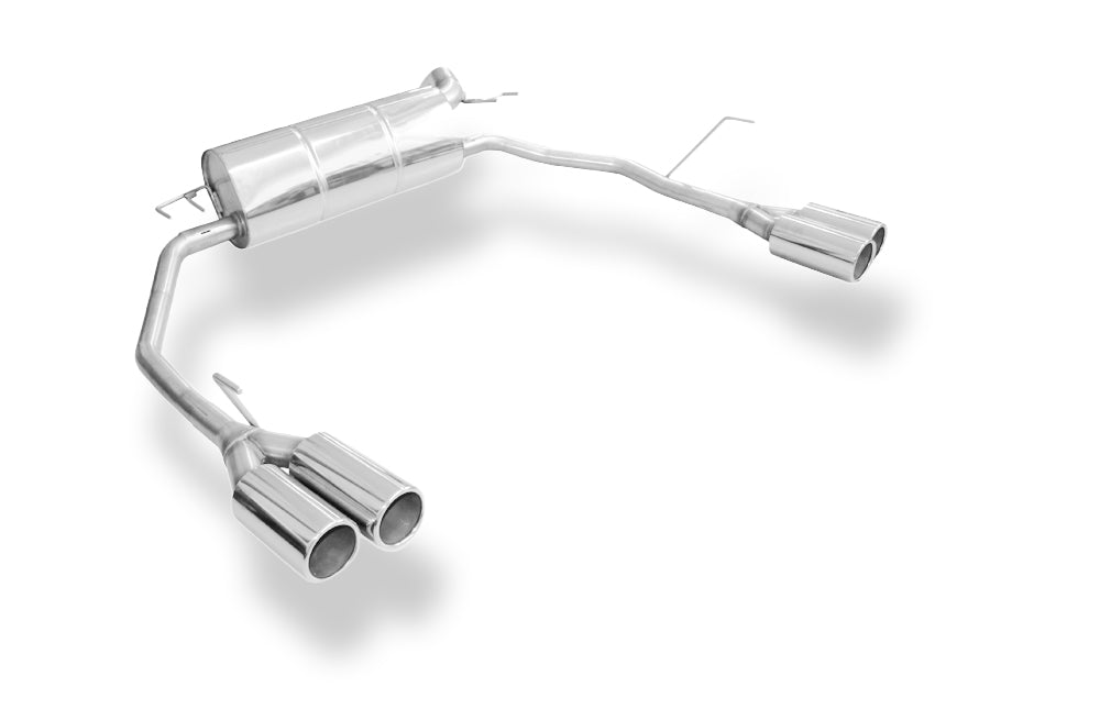 Fox passend fürHonda Civic IX Hatchback Endschalldämpfer quer Ausgang rechts/links  - 2x90 Typ 12 rechts/links