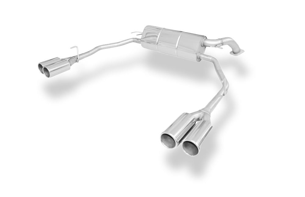Fox passend fürHonda Civic IX Hatchback Endschalldämpfer quer Ausgang rechts/links  - 2x90 Typ 12 rechts/links
