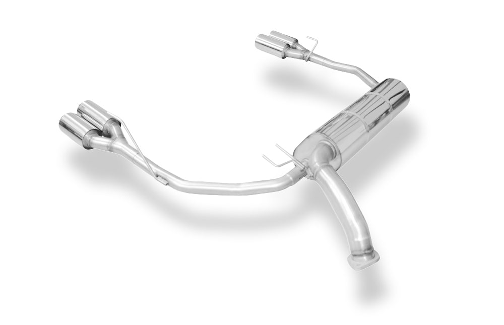 Fox passend fürHonda Civic IX Hatchback Endschalldämpfer quer Ausgang rechts/links  - 2x90 Typ 12 rechts/links