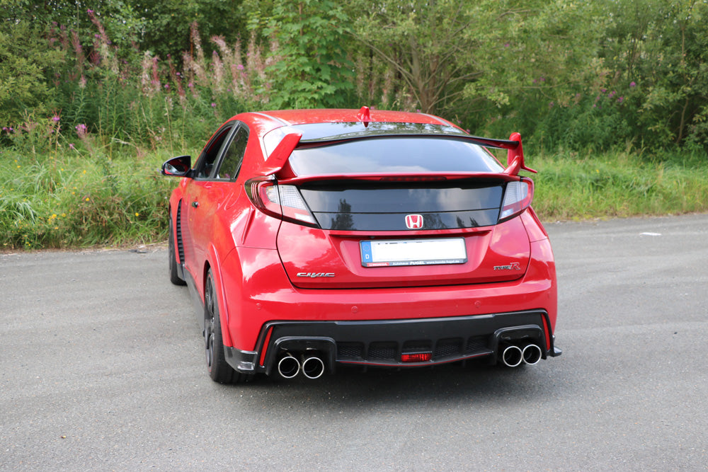 Fox passend für Honda Civic IX Type R Endschalldämpfer quer Ausgang rechts/links  - 2x90 Typ 12 rechts/links