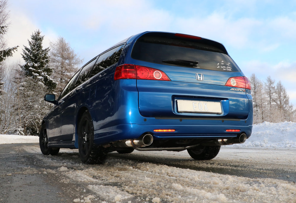 Fox passend fürHonda Accord VII Typ CM2 Tourer Endschalldämpfer Ausgang rechts/links - 1x100 Typ 25 rechts/links
