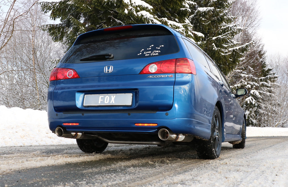 Fox passend fürHonda Accord VII Typ CM2 Tourer Endschalldämpfer Ausgang rechts/links - 1x100 Typ 25 rechts/links