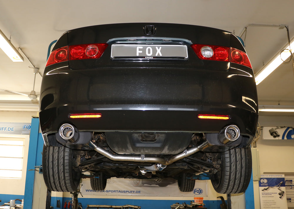 Fox passend fürHonda Accord VII Typ CL9 Endschalldämpfer Ausgang rechts/links - 1x100 Typ 17 rechts/links