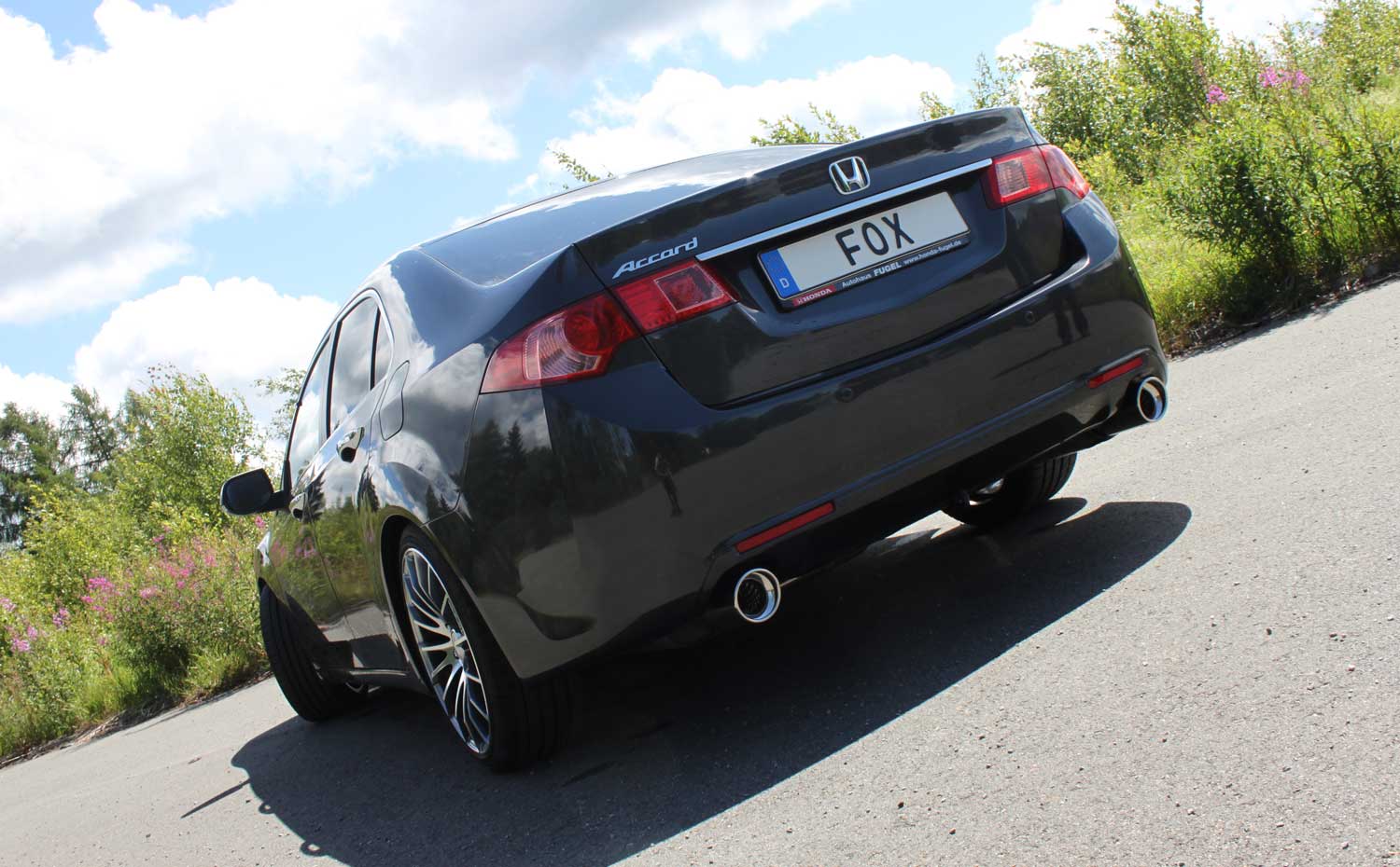 Fox passend fürHonda Accord VIII CU1/CW1 Limousine & Tourer Endschalldämpfer rechts/links - 1x100 Typ 17 rechts/links