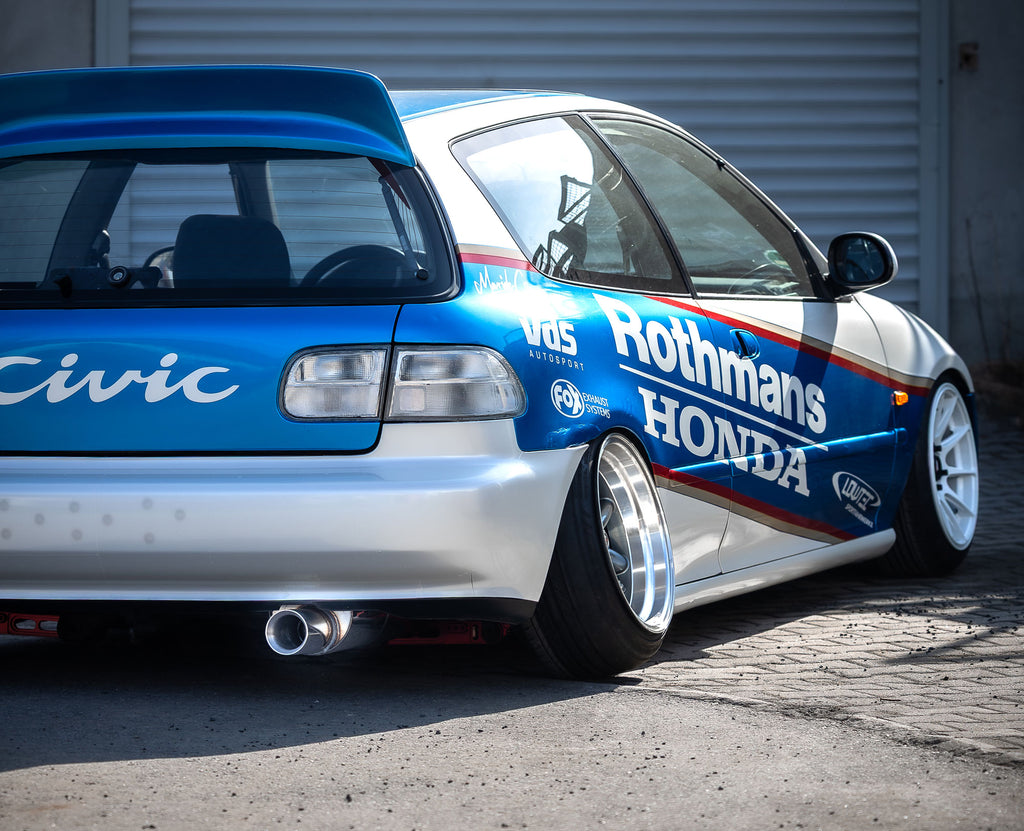 Fox passend fürHonda Civic 5 - EG2 EG3 Endschalldämpfer - 1x90 Typ 24