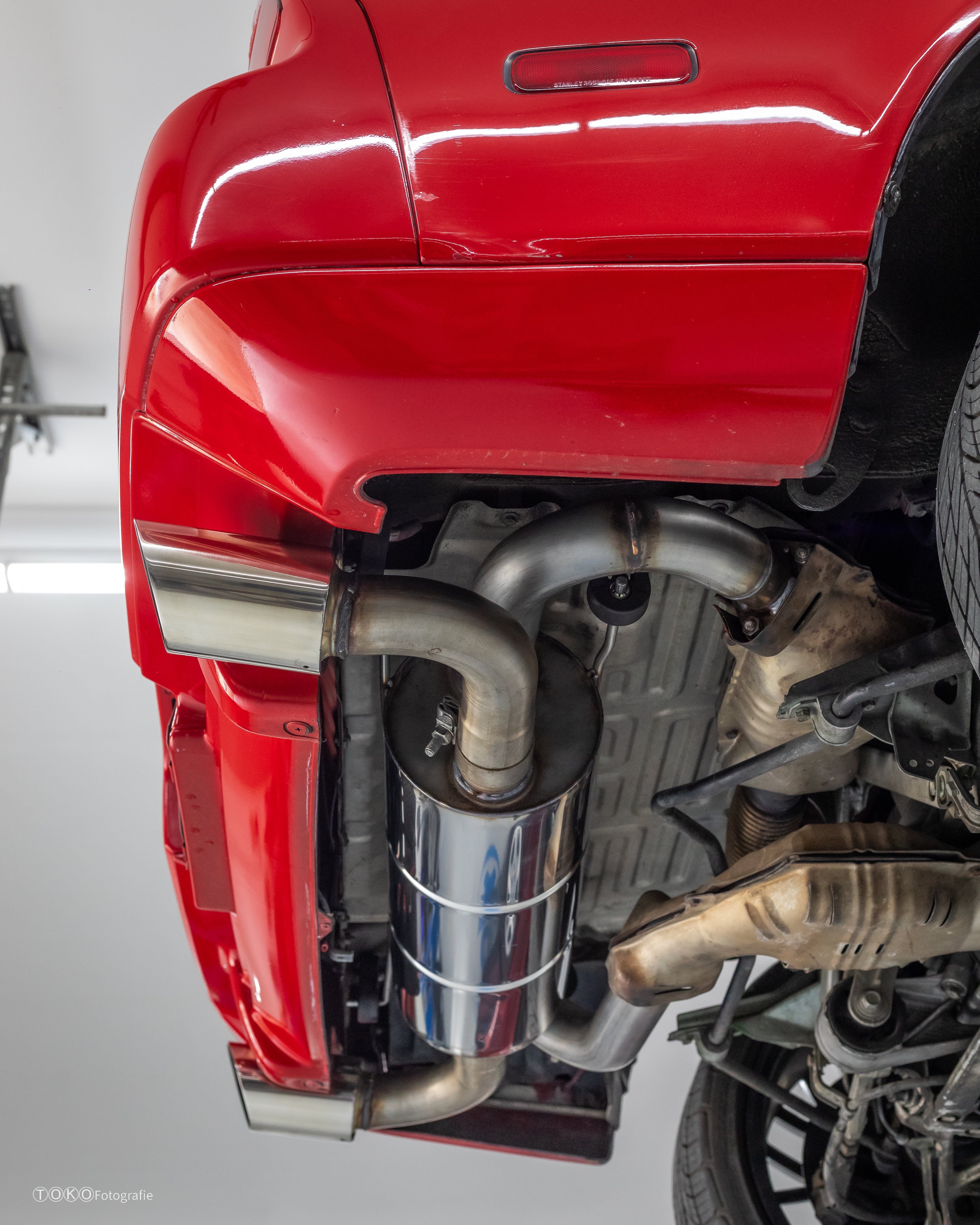 Fox passend für Honda NSX I/ Acura NSX I Coupe Endschalldämpfer quer Ausgang rechts/links - 1x100 Typ 14 rechts/links