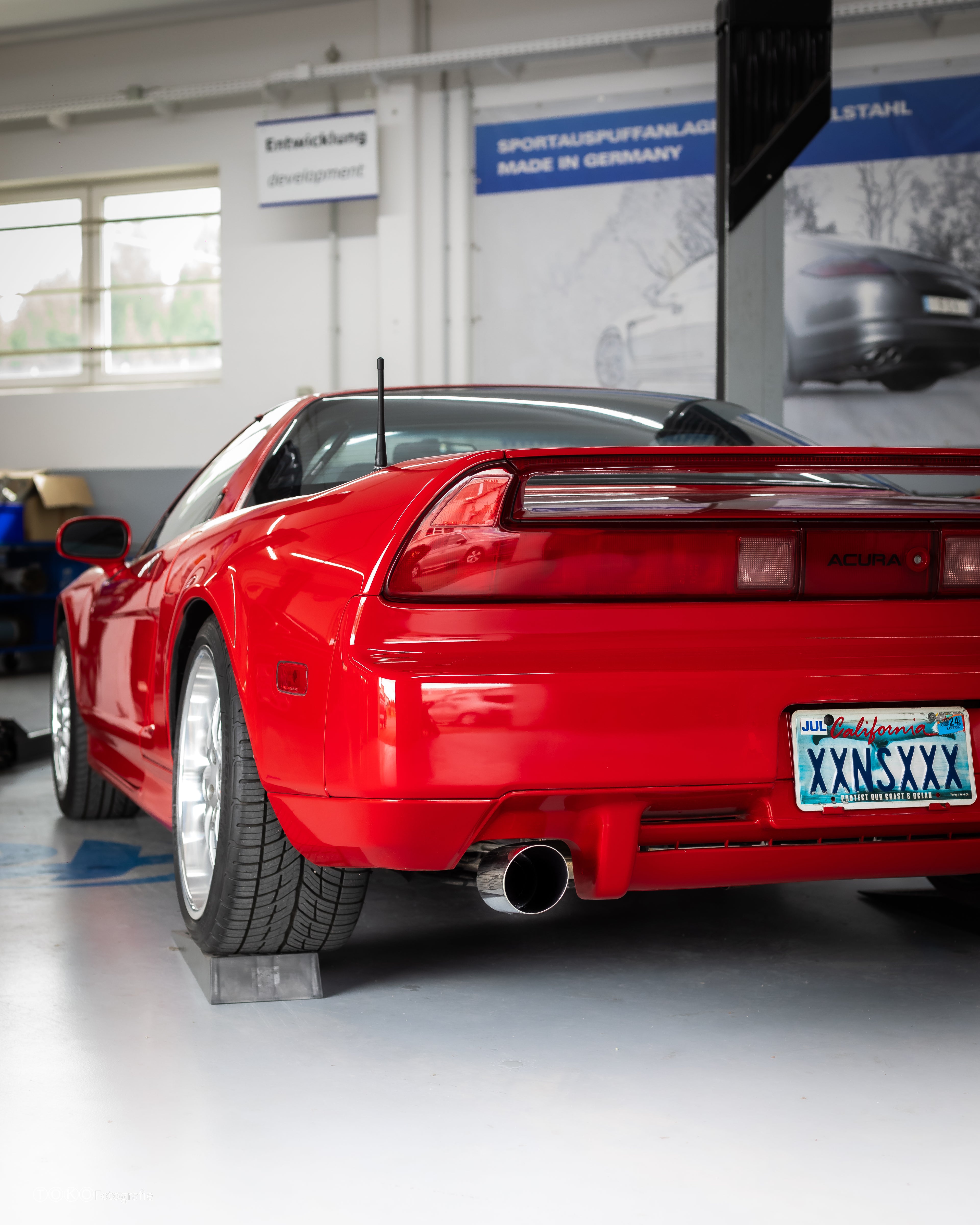 Fox passend fürHonda NSX I/ Acura NSX I Coupe Endschalldämpfer quer Ausgang rechts/links - 1x100 Typ 14 rechts/links