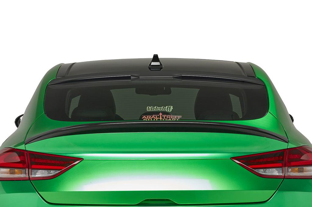 CSR Heckscheibenblende mit ABE für Hyundai I30 (PD) Fastback HSB078-G Glossy schwarz Hochglanz (keine Lackierung erforderlich)