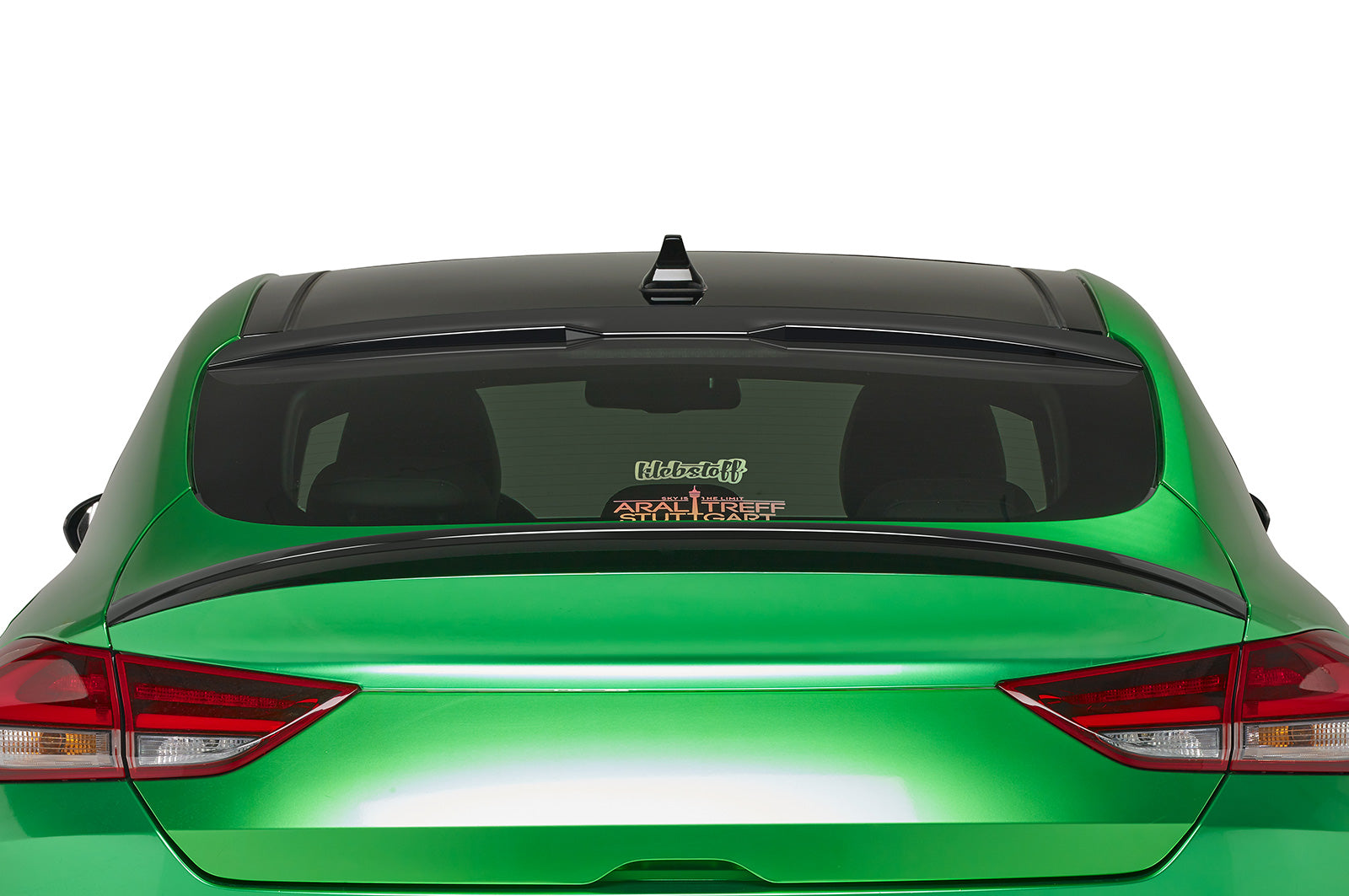CSR Heckscheibenblende mit ABE für Hyundai I30 (PD) Fastback HSB078-G Glossy schwarz Hochglanz (keine Lackierung erforderlich)