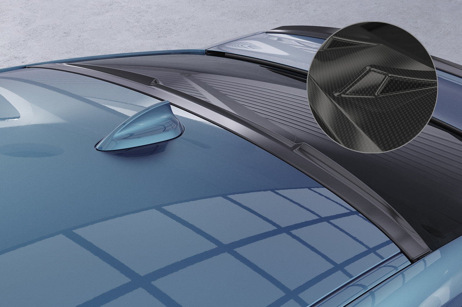 CSR Heckscheibenblende mit ABE für BMW 4er G22 / G82 Coupe HSB080-C Carbon Look Hochglanz (keine Lackierung erforderlich)