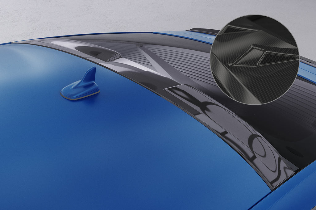 CSR Heckscheibenblende mit ABE für Audi A7 / S7 / RS7 C8 (4K) Sportback HSB083-C Carbon Look Hochglanz (keine Lackierung erforderlich)