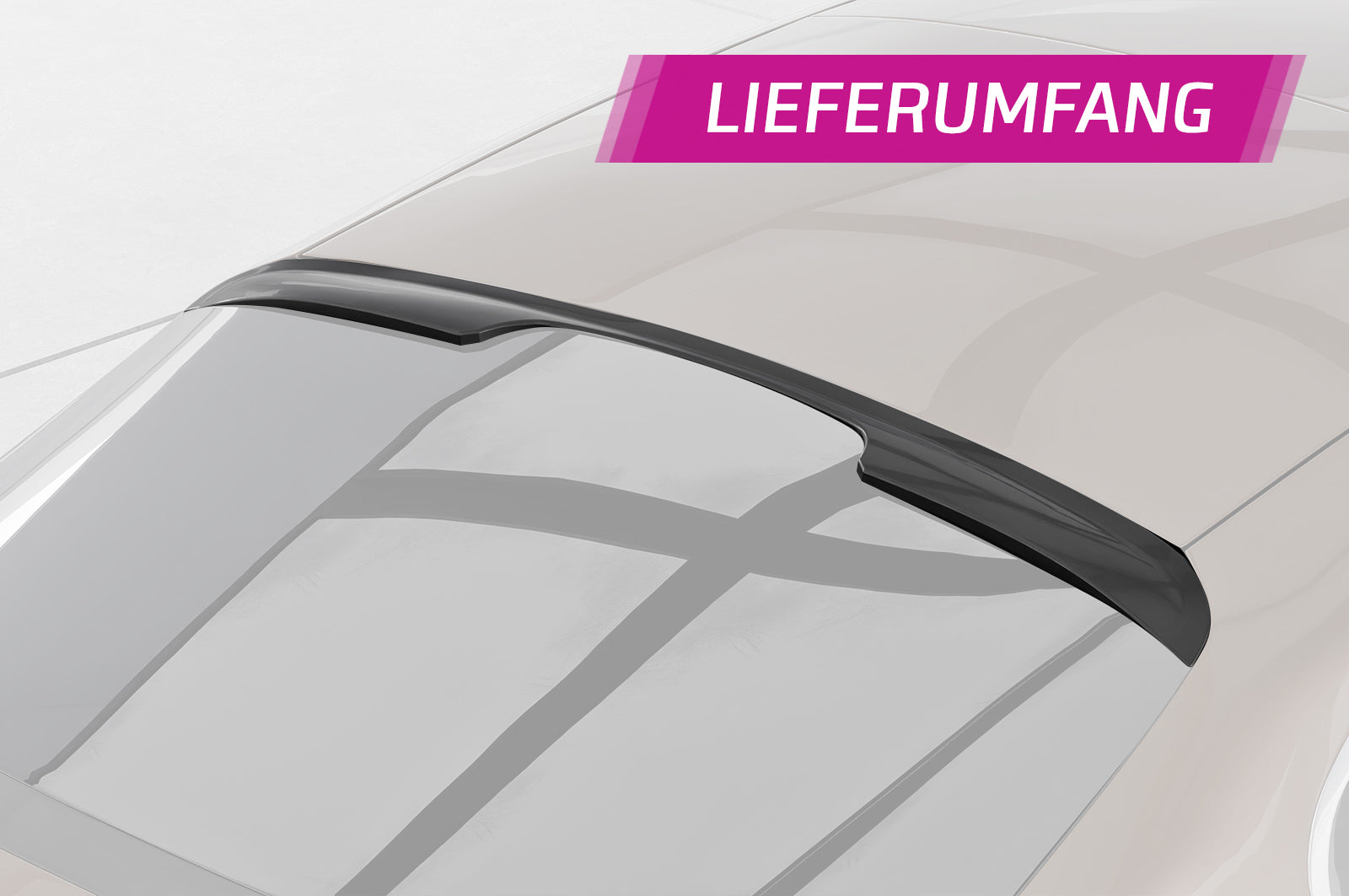 CSR Heckscheibenblende mit ABE für VW Passat CC / CC HSB084-L Unlackiert roh (Lackierung erforderlich)