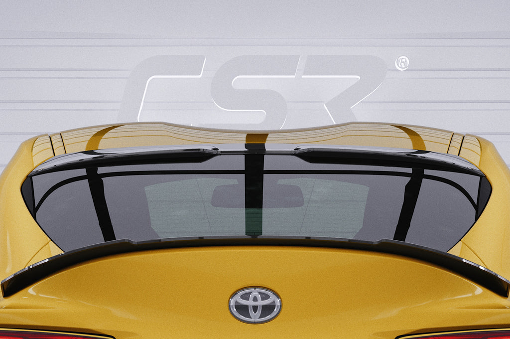 CSR Heckscheibenblende mit ABE für Toyota GR Supra (A90) HSB085-G Glossy schwarz Hochglanz (keine Lackierung erforderlich)