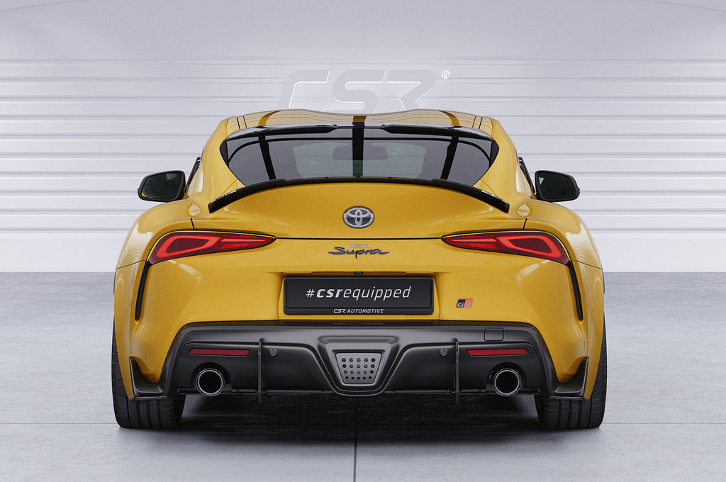 CSR Heckscheibenblende mit ABE für Toyota GR Supra (A90) HSB085-G Glossy schwarz Hochglanz (keine Lackierung erforderlich)