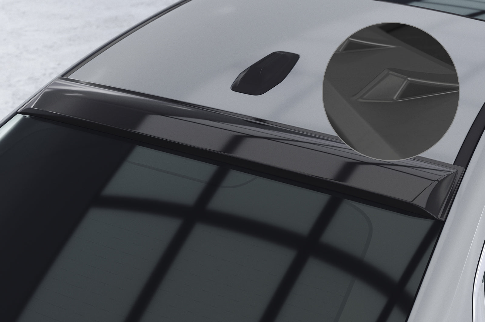 CSR Heckscheibenblende mit ABE für BMW 4er / i4 (G26) Gran Coupe HSB088-L Unlackiert roh (Lackierung erforderlich)