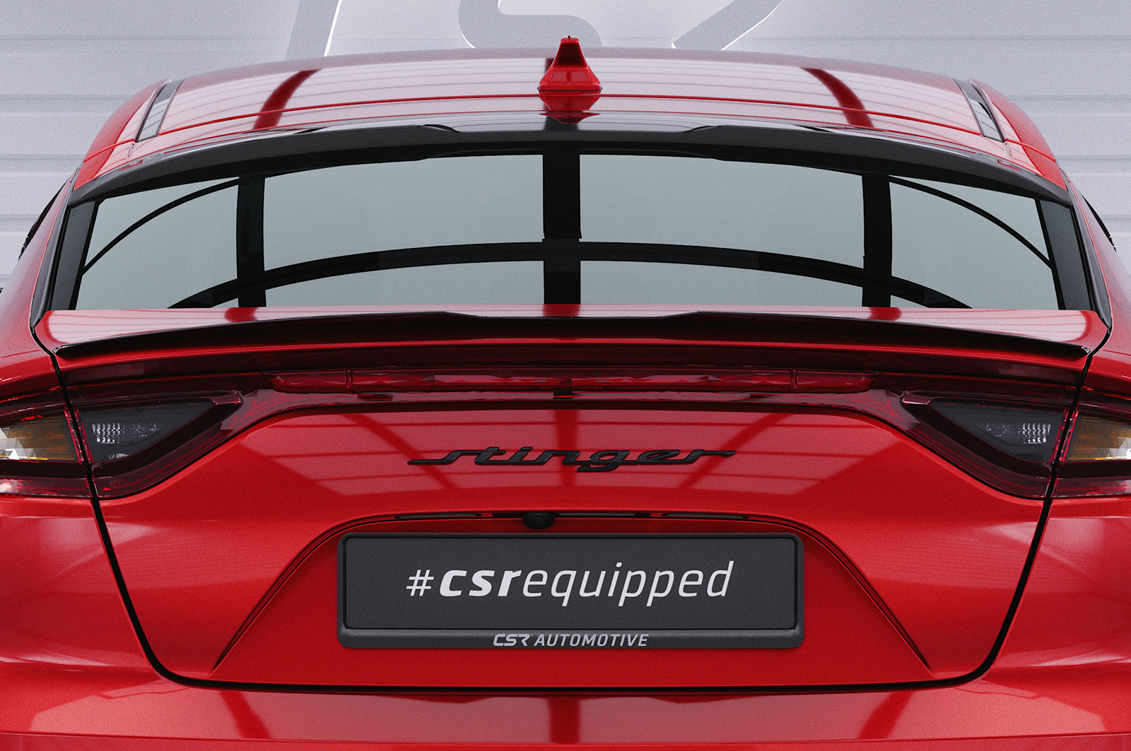 CSR Heckscheibenblende mit ABE für Kia Stinger GT HSB089