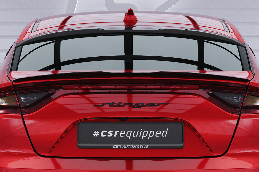 CSR Heckscheibenblende mit ABE für Kia Stinger GT HSB089-G Glossy schwarz Hochglanz (keine Lackierung erforderlich)