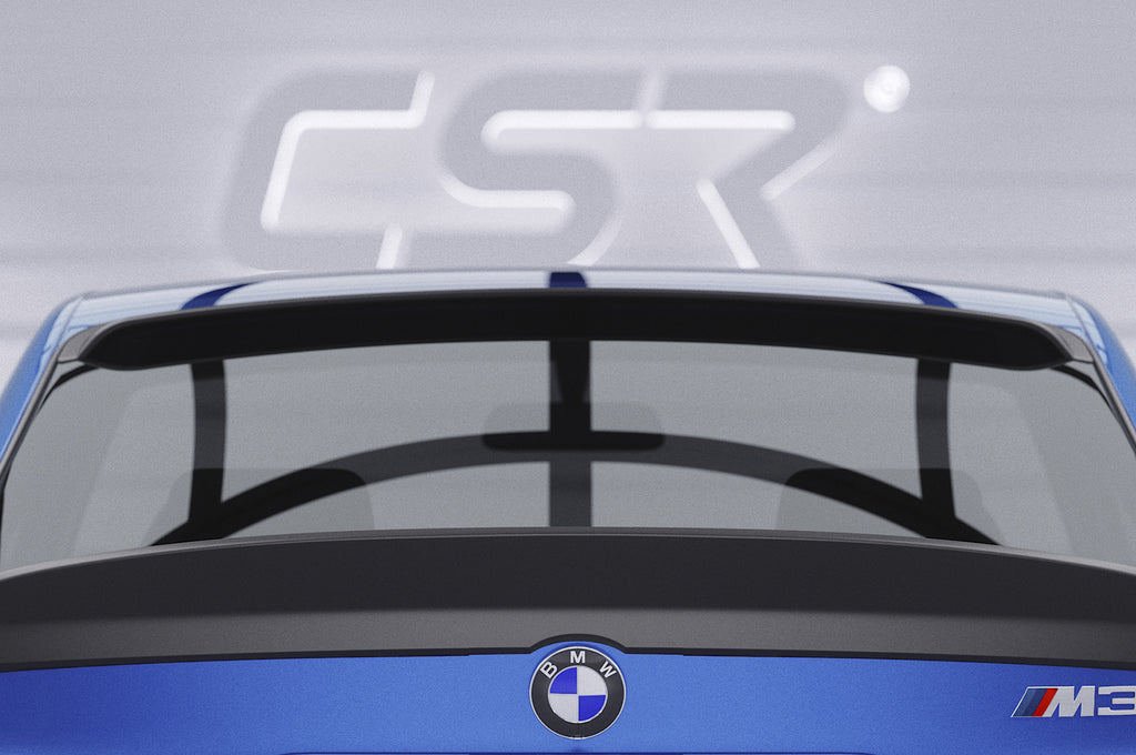 CSR Heckscheibenblende mit ABE für BMW 3er E36 Coupe HSB091-S Strukturiert schwarz matt (keine Lackierung erforderlich)