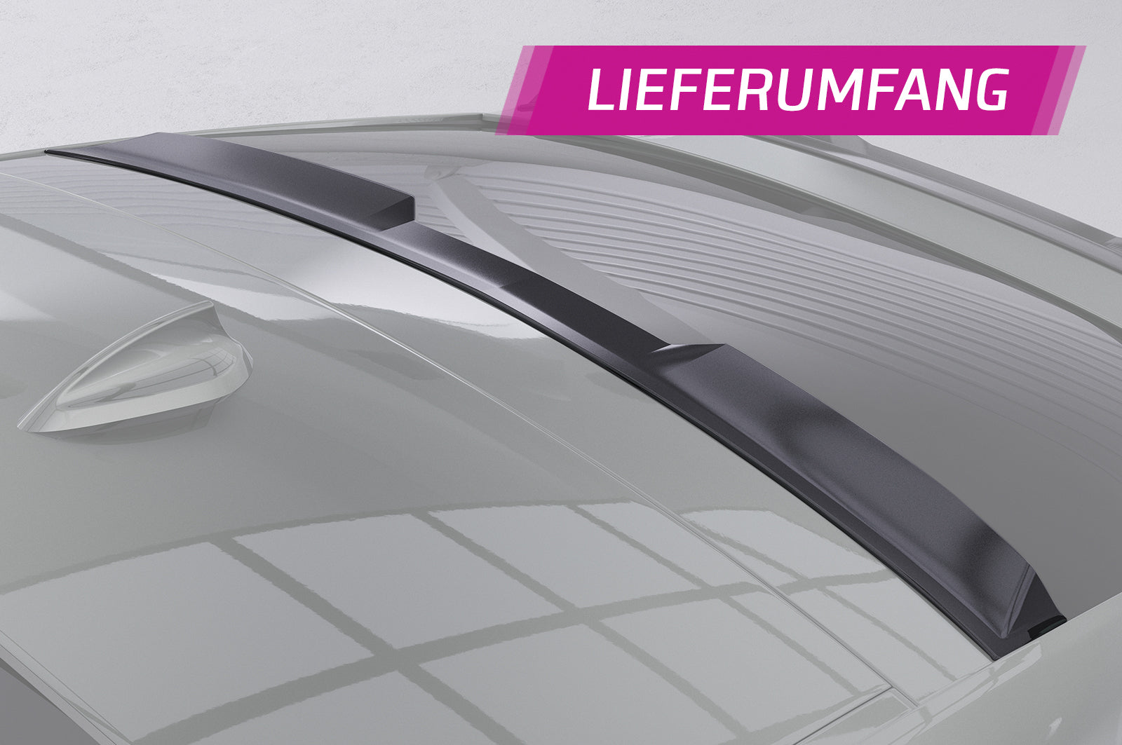 CSR Heckscheibenblende mit ABE für BMW 6er G32 Gran Turismo HSB095-L Unlackiert roh (Lackierung erforderlich)