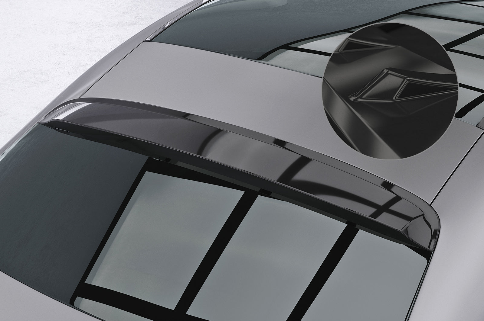 CSR Heckscheibenblende mit ABE für Mercedes-Benz C-Klasse (W206) Limousine HSB104-G Glossy schwarz Hochglanz (keine Lackierung erforderlich)