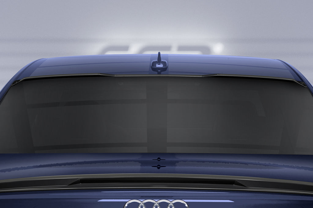 CSR Heckscheibenblende mit ABE für Audi A8 D5 (Typ 4N - F8) HSB106-S Strukturiert schwarz matt (keine Lackierung erforderlich)