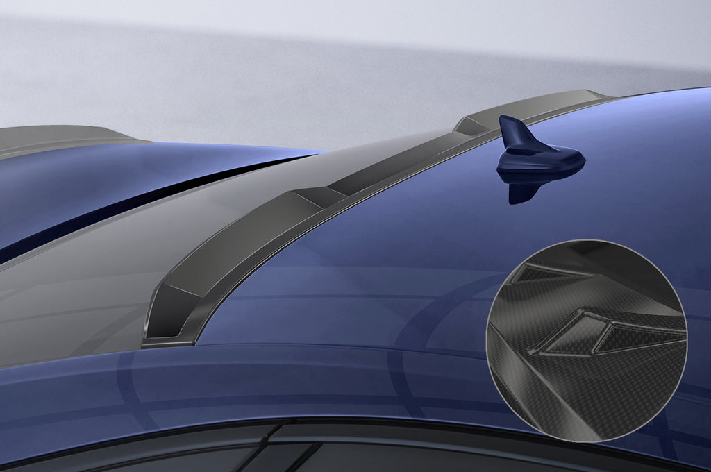 CSR Heckscheibenblende mit ABE für Audi A8 D5 (Typ 4N - F8) HSB106-C Carbon Look Hochglanz (keine Lackierung erforderlich)