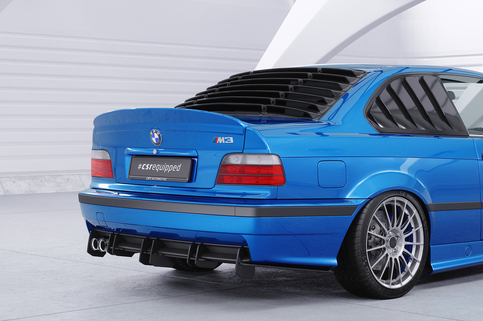 CSR Heckscheibenblende mit ABE für BMW 3er E36 Coupe HSB111