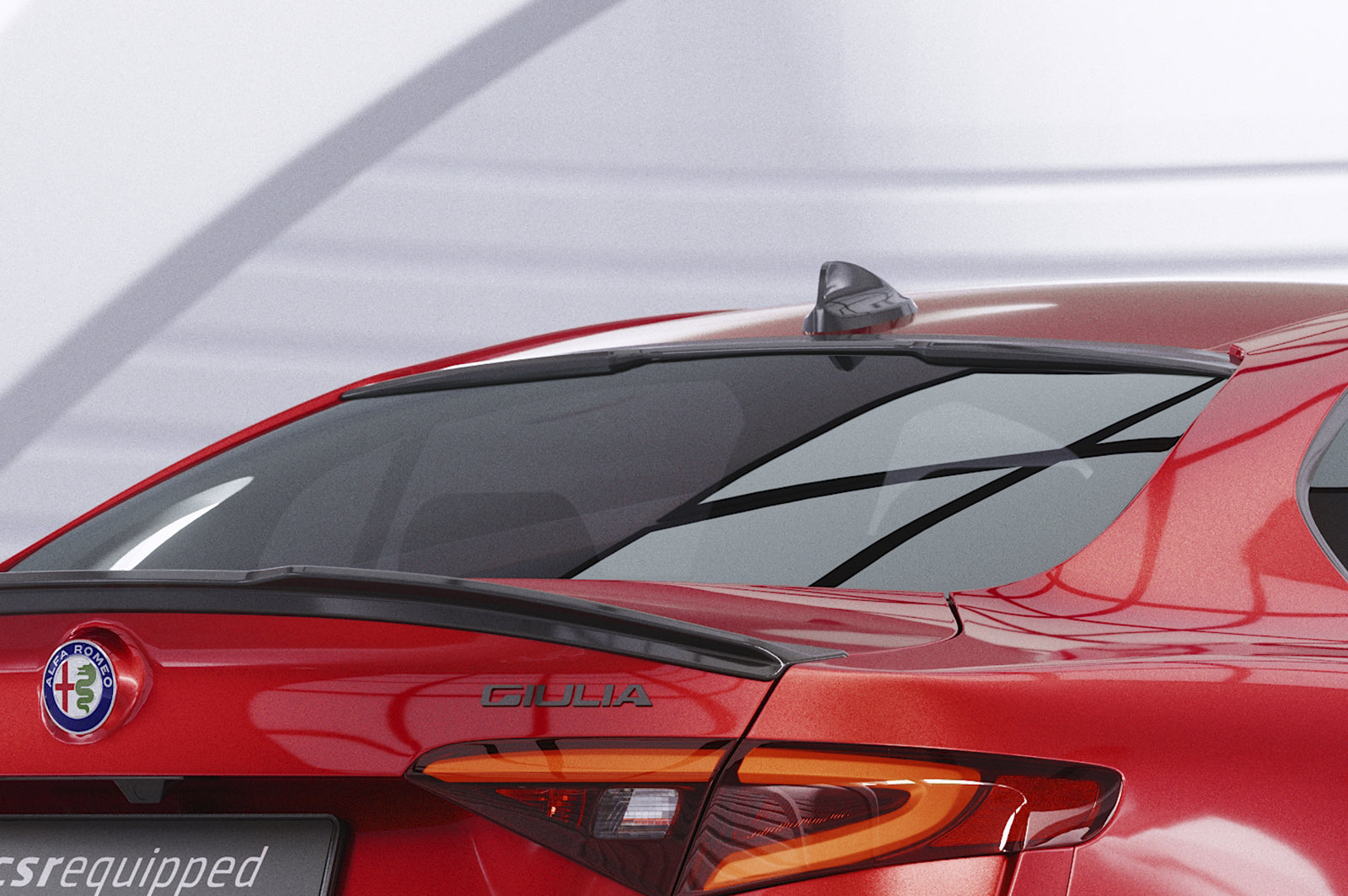 CSR Heckscheibenblende mit ABE für Alfa Romeo Giulia (Typ 952) HSB113
