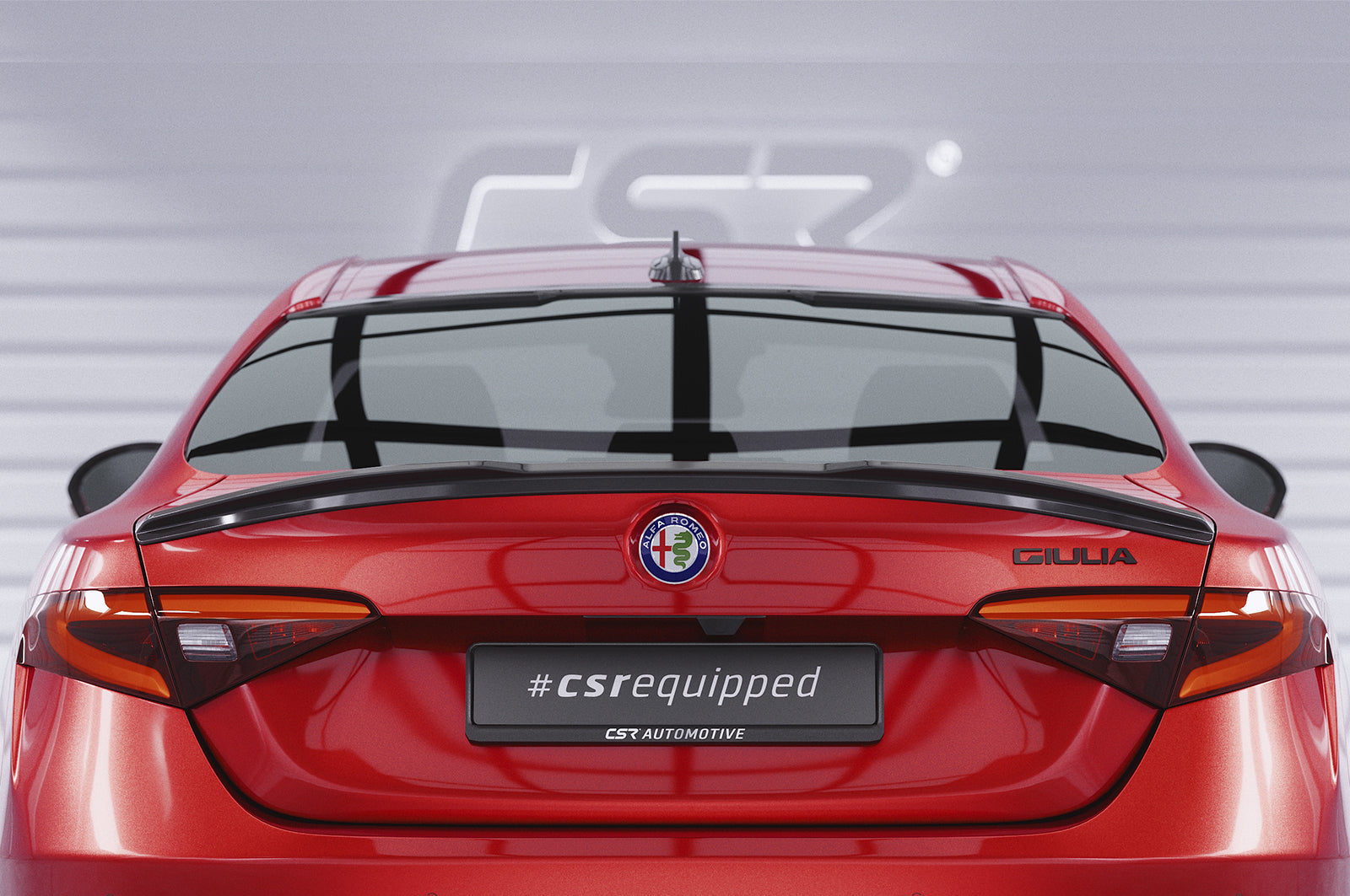 CSR Heckscheibenblende mit ABE für Alfa Romeo Giulia (Typ 952) HSB113