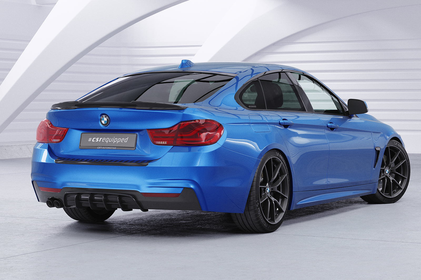 CSR Heckscheibenblende mit ABE für BMW 4er F36 Gran Coupe HSB114