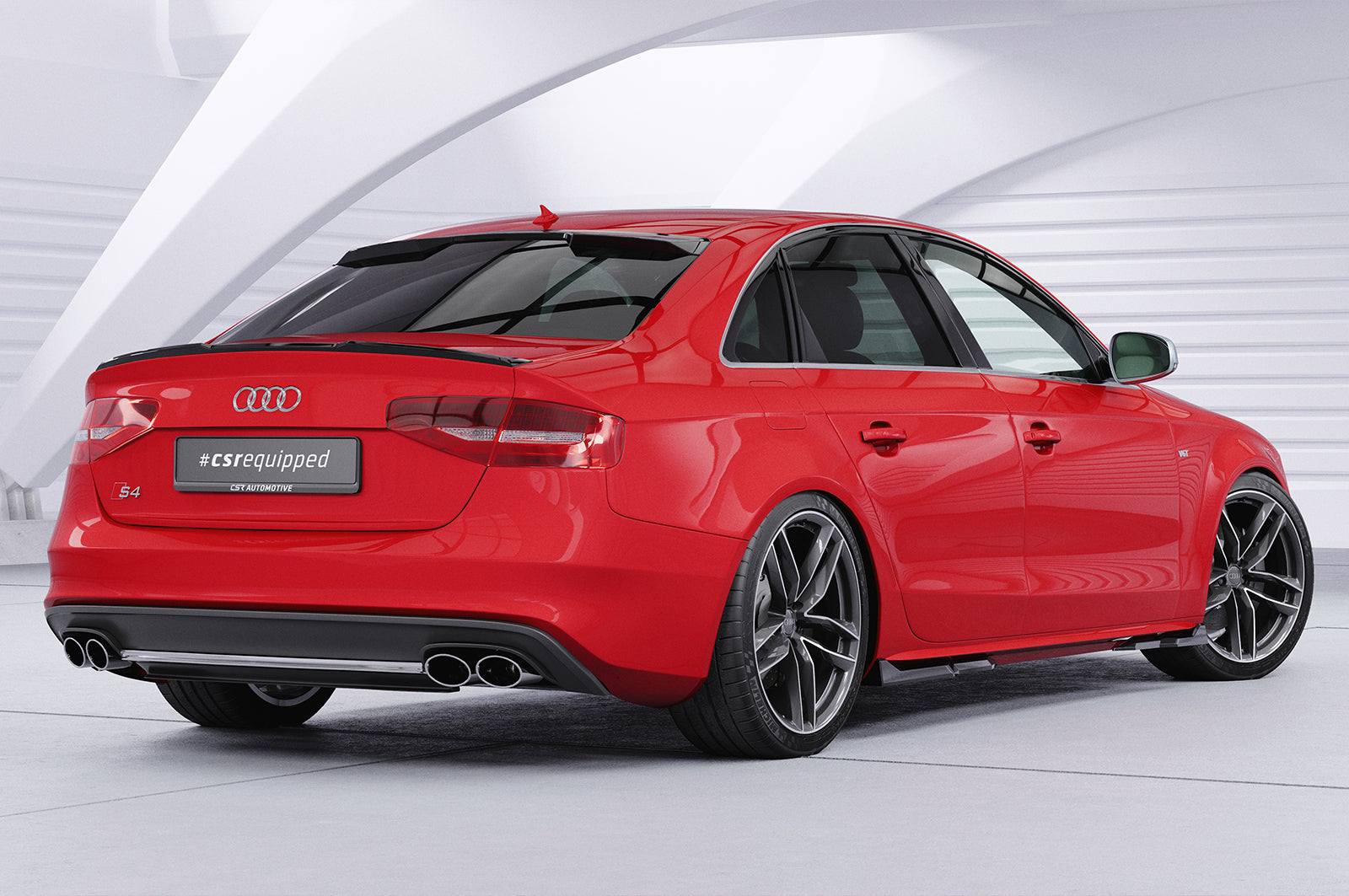 CSR Heckscheibenblende mit ABE für Audi A4 B8 (Typ 8K) Limousine HSB119