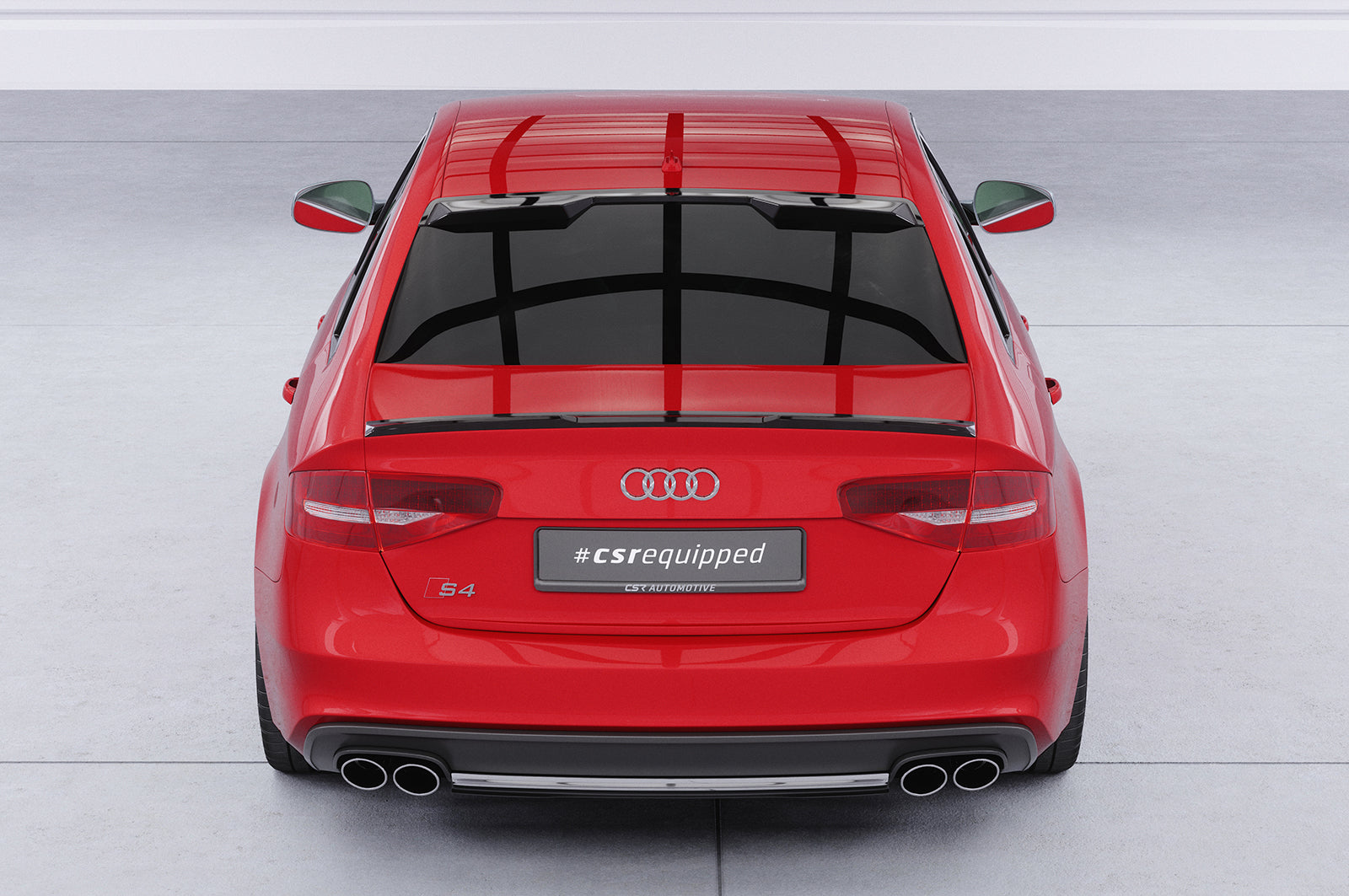 CSR Heckscheibenblende mit ABE für Audi A4 B8 (Typ 8K) Limousine HSB119