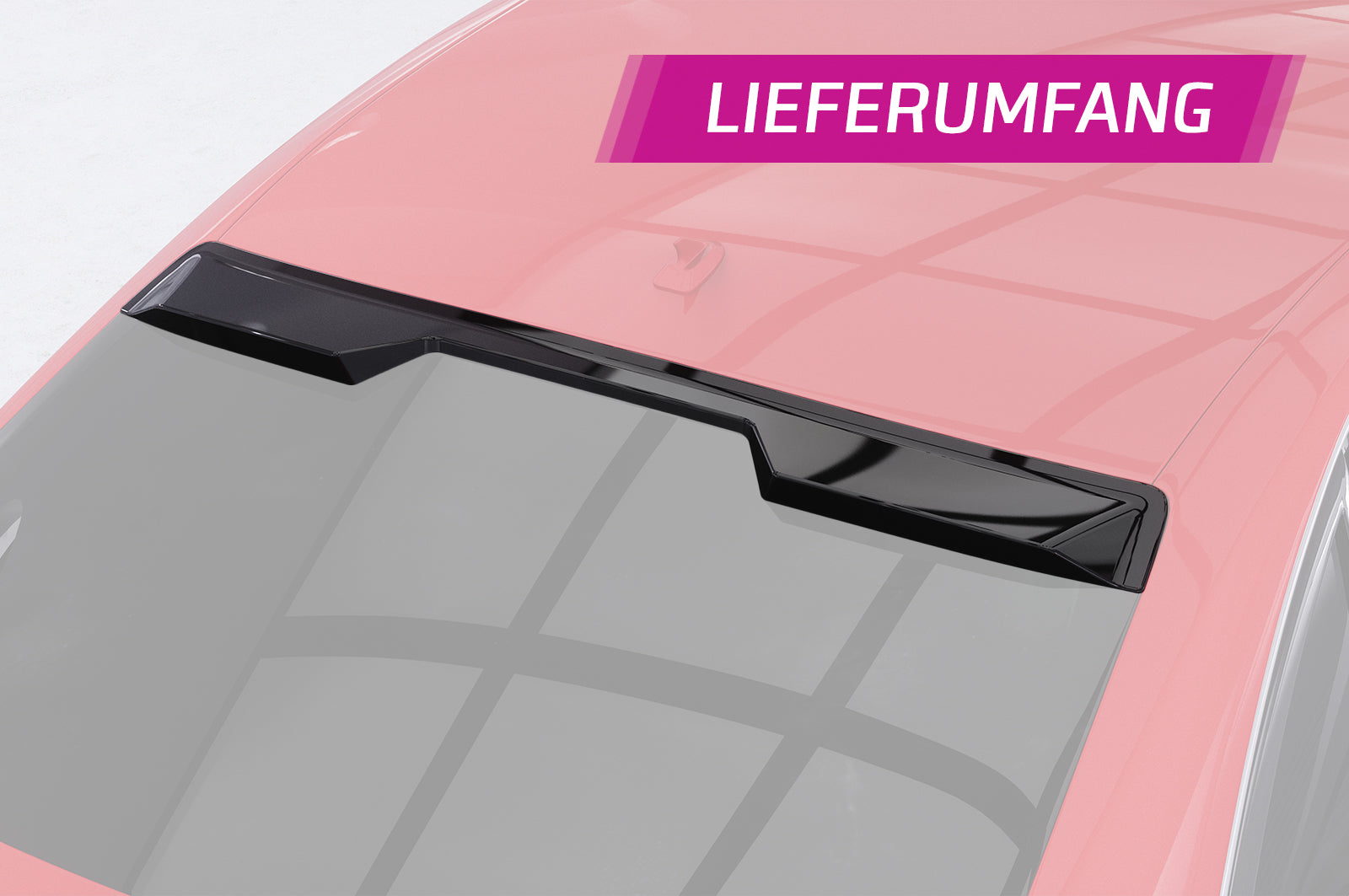 CSR Heckscheibenblende mit ABE für Audi A4 B8 (Typ 8K) Limousine HSB119