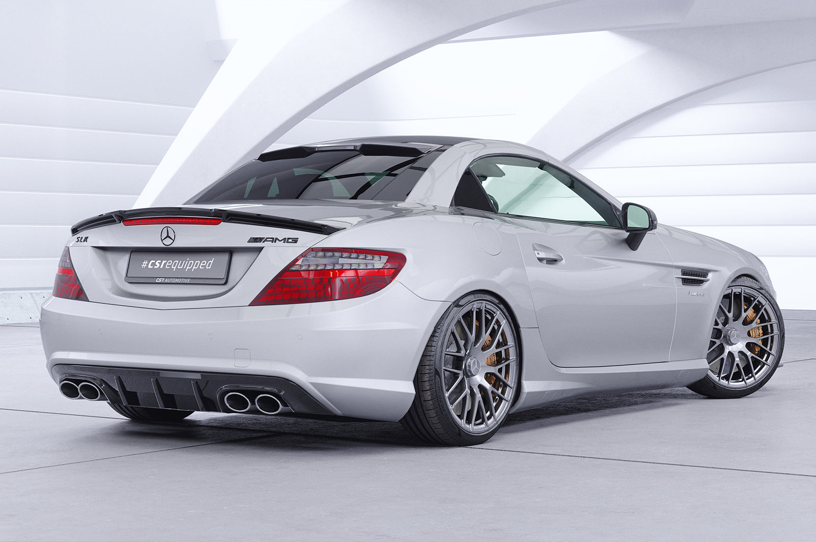 CSR Heckscheibenblende mit ABE für Mercedes-Benz SLK / SLC (R172) Roadster HSB124