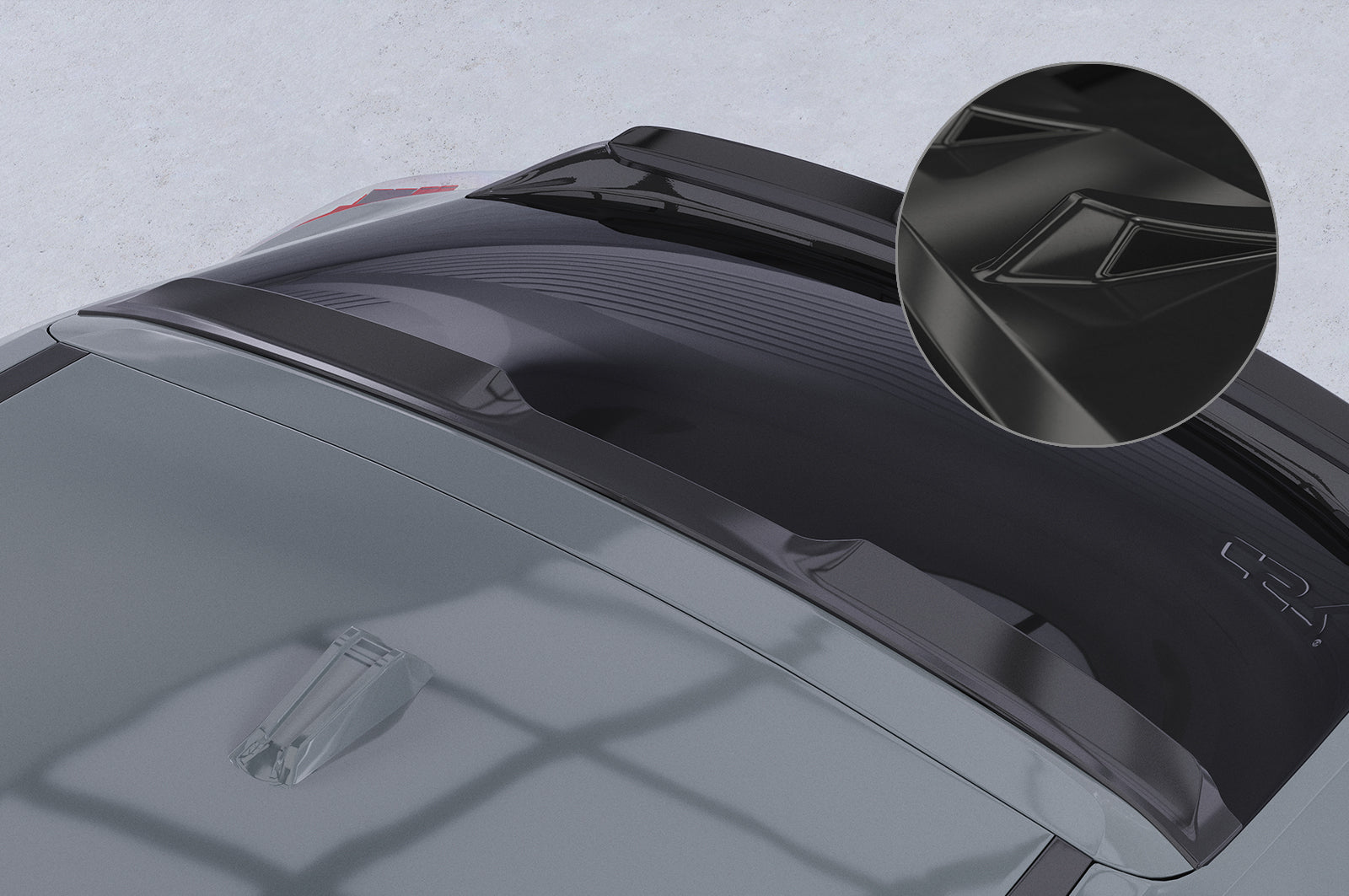 CSR Heckscheibenblend mit ABE für BMW X2 / iX2 U10 HSB144-G Glossy schwarz Hochglanz (keine Lackierung erforderlich)