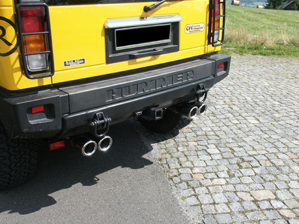 Fox passend fürHummer H2 Halbanlage ab Kat Ausgang rechts/links - 2x100 Typ 25 rechts/links