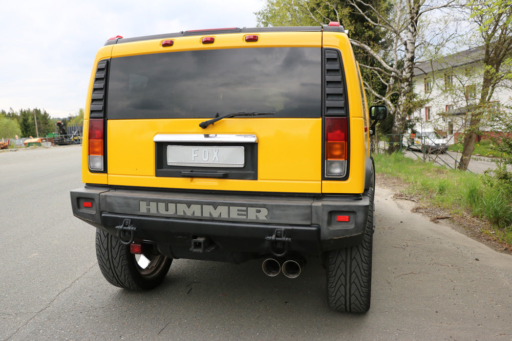 Fox passend fürHummer H2 Halbanlage ab Kat - 2x114 Typ 25
