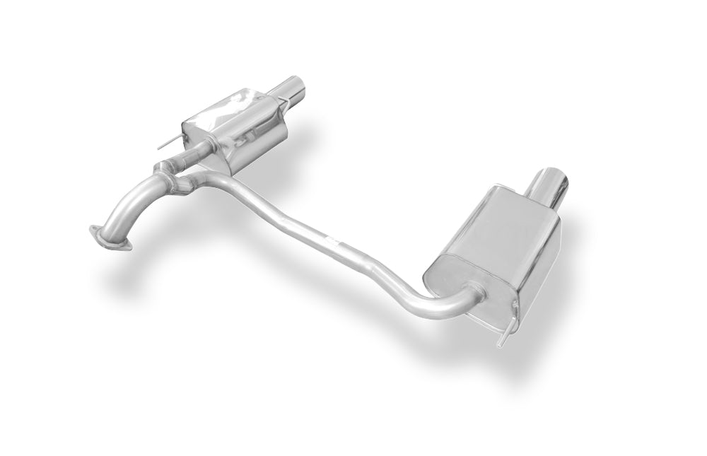 Fox passend fürHyundai Coupe Typ GK - 2,7l V6 Endschalldämpfer rechts/links - 1x100 Typ 17 rechts/links
