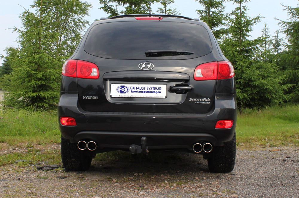 Fox passend für Hyundai Santa Fe 4x4 - CM Endschalldämpfer rechts/links - 2x90 Typ 16 rechts/links