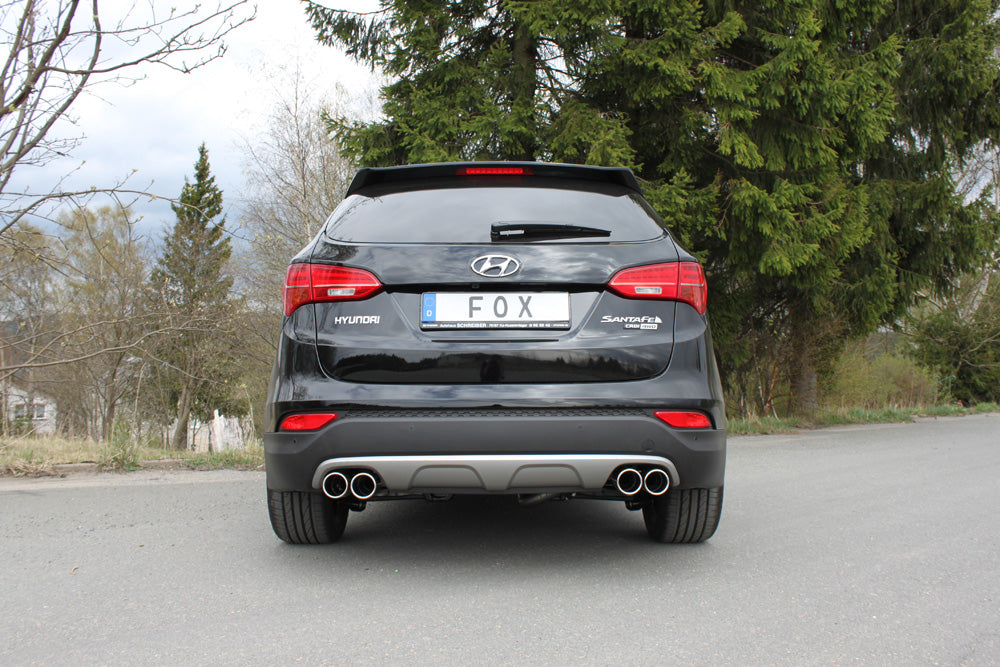 Fox passend fürHyundai Santa Fé 4x4 - DM Endrohrsystem rechts/links - 2x90 Typ 12 rechts/links