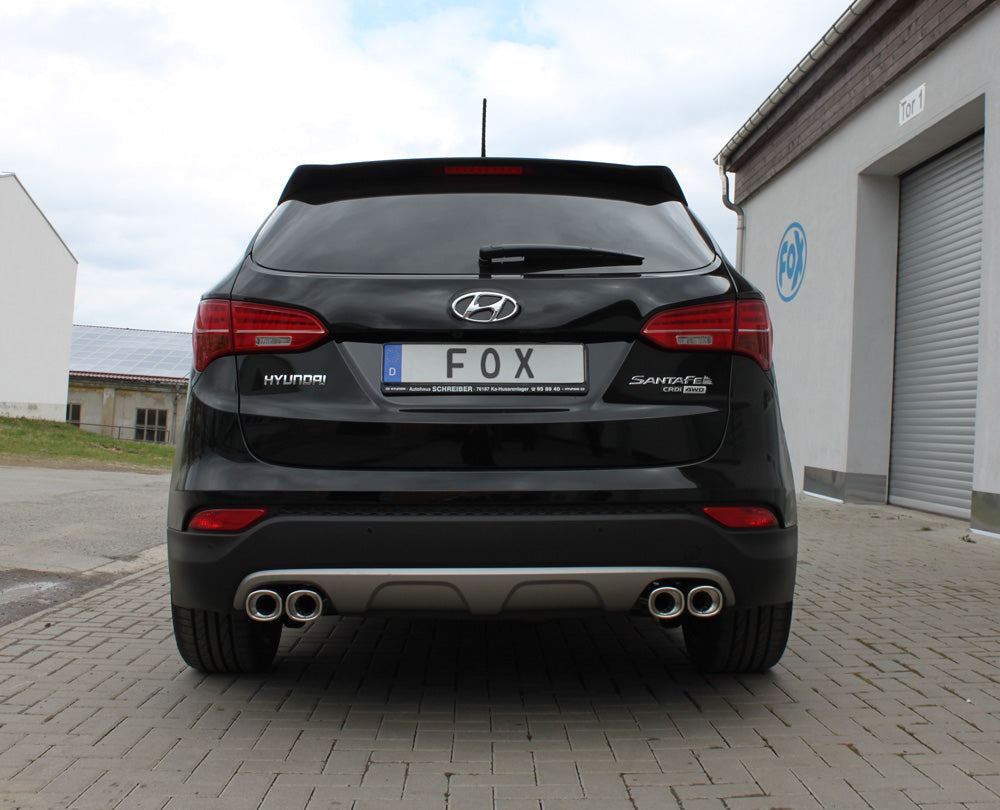 Fox passend fürHyundai Santa Fé 4x4 - DM Endrohrsystem rechts/links - 2x88x79 Typ 71 rechts/links