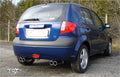 Fox passend für Hyundai Getz - 3/5 türer Endschalldämpfer Ausgang rechts/links - 2x80 Typ 13 rechts/links