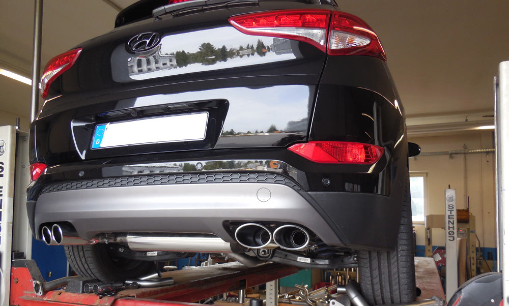 Fox passend fürHyundai Tucson TLE 4x2 & 4x4 Endschalldämpfer Ausgang rechts/links - 2x115x85 Typ 38 rechts/links