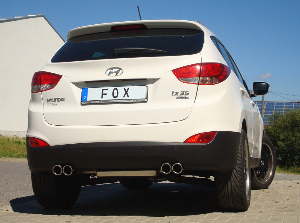 Fox passend fürHyundai ix35 Endschalldämpfer Ausgang rechts/links - 2x80 Typ 16 rechts/links