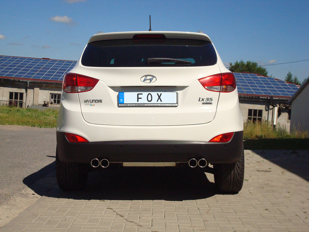 Fox passend fürHyundai ix35 Endschalldämpfer Ausgang rechts/links - 2x80 Typ 16 rechts/links