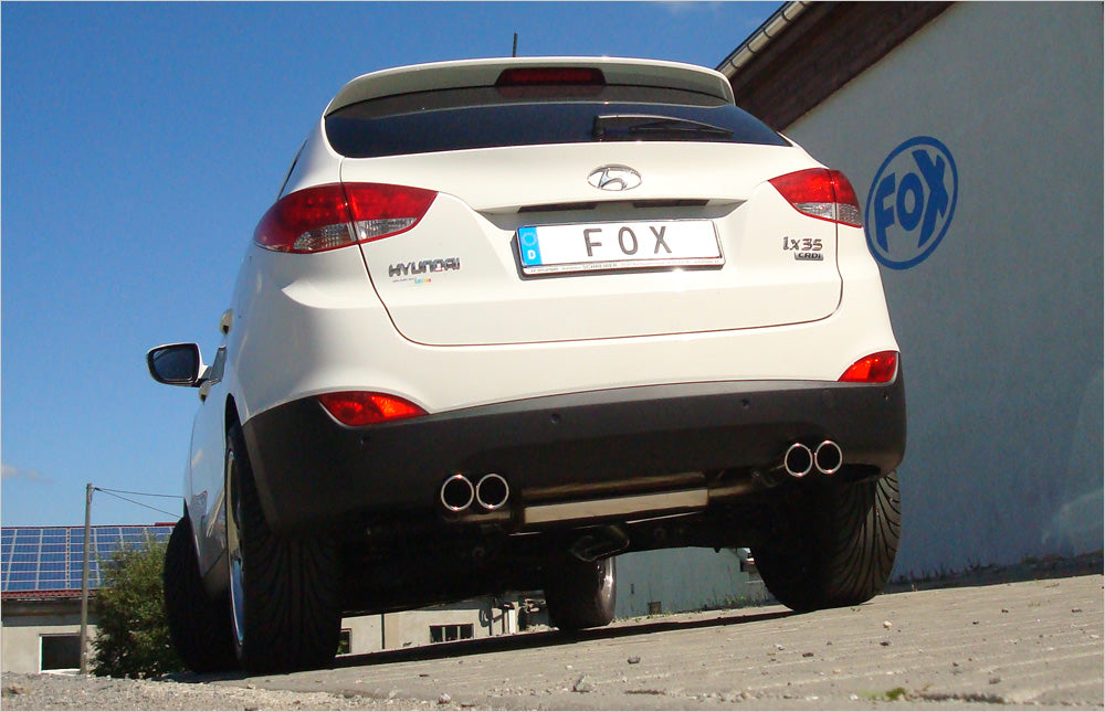 Fox passend fürHyundai ix35 Endschalldämpfer Ausgang rechts/links - 2x80 Typ 16 rechts/links