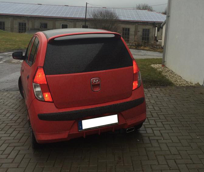 Fox passend für Hyundai i10 - PA Endschalldämpfer - 145x65 Typ 59
